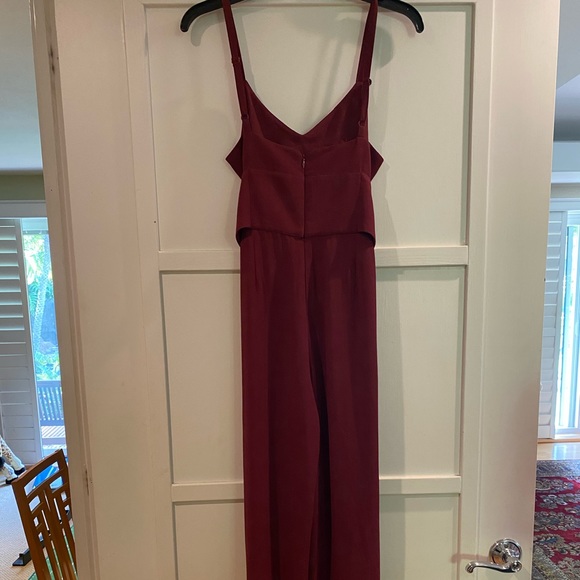 NWT WAYF Plum Corset Jumpsuit - Picture 7 of 9